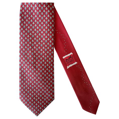 cravate hermes rouge|where to buy Hermes ties.